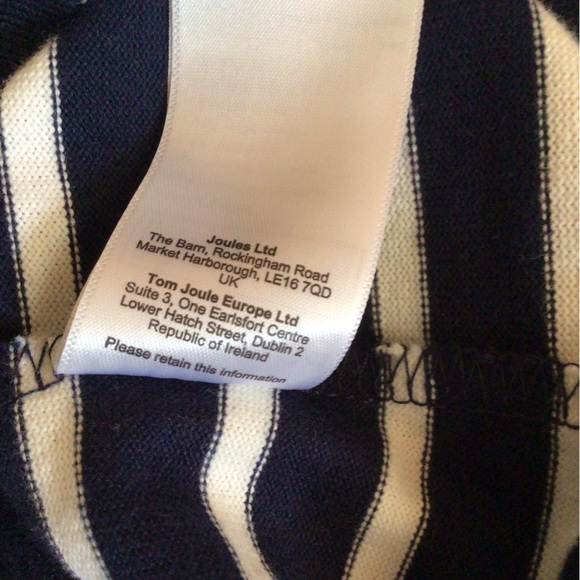 🆕JOULES HARBOUR LUXE MERRY STRIPED KNIT TOP(Sz 2) - Picture 15 of 16